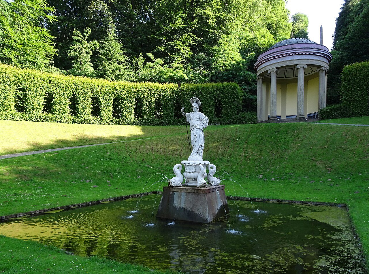The garden landscape at Kleve’s amphitheatre.