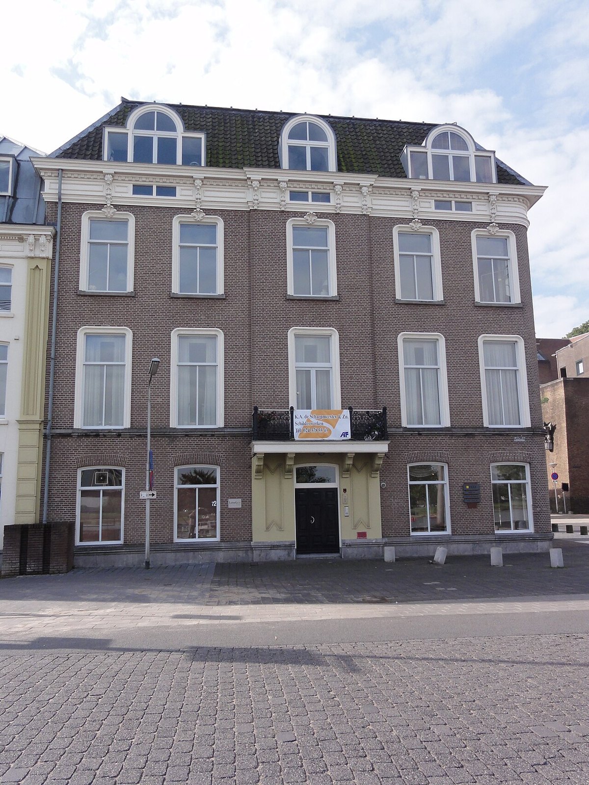 Historic houses on Nijmegen’s Waalkade.