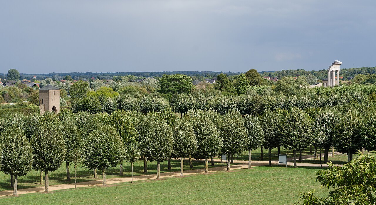 A view across Xanten Archaeological Park.
